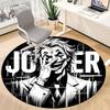 1pc Joker Artwork Office Round Area Rug,  Under Office Chairs Bedroom Living Room Home Decor a0926052