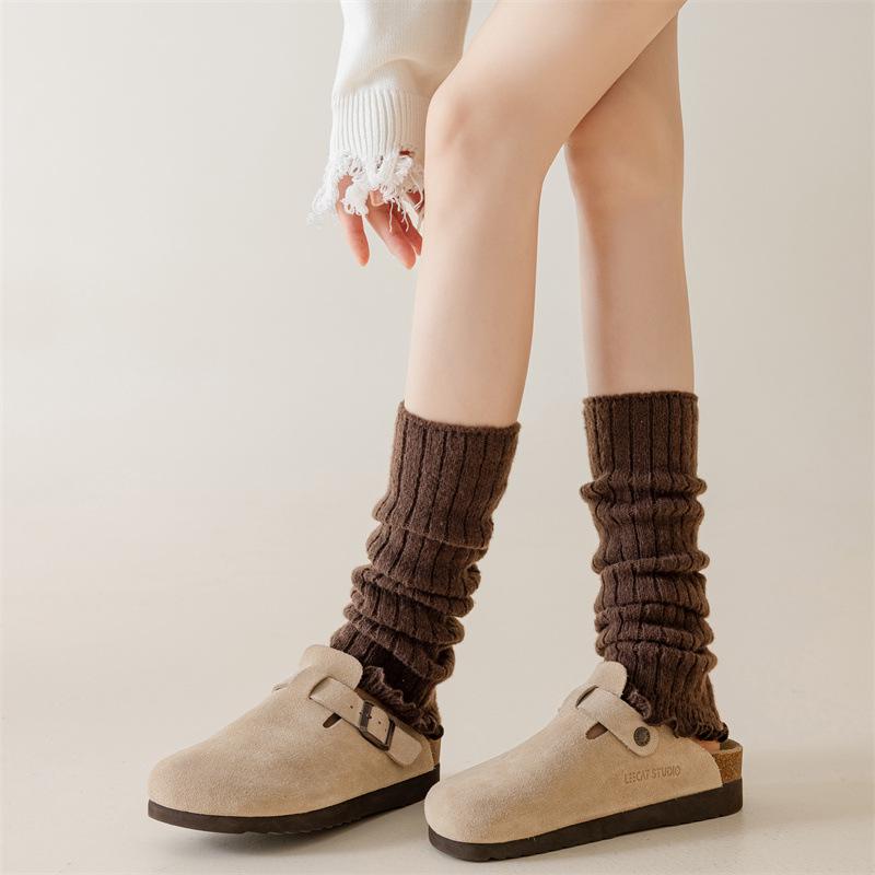 Meillard Women's Autumn & Winter Chunky Knit Wool Leg Warmers