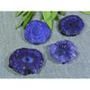 238Cts. Dyed Solar Durzy Agate 4Pcs Crystal Loose Gemstone Lot 28X33-33X34MM A-217