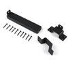 Adjustable Heavy Duty Sliding Door Lock Bracket with Padlock Hole for Wooden Fences and Yards