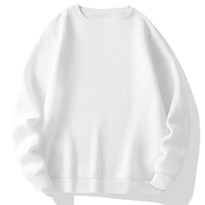 Loose Fit Women's Pullover Sweatshirt, Comfortable Plain Fabric, Ideal for Weekend Outings