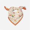 Twill Silk Scarf Woman Geometric Painting Square Scarves Wraps Bandana Small Hijab Silk Foulards Tie Headband Neckerchief 53CM