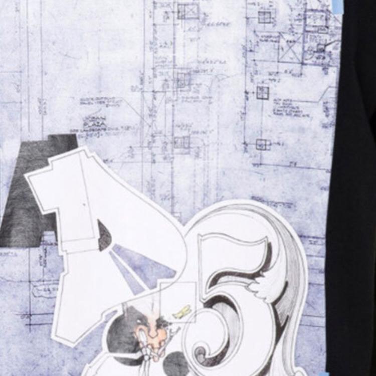 T-Shirt Quadrata Bianca Dondi OFF WHITE OMAA027R191850081088
