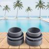 Pool Hose Adapter Conversion Kit 4560 for Intex Pools Connecting 40mm Hose To 1 1/2 Inch Inlet and Outlet for Pool Filtration
