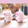Cute Capybara Plush Keychain Ultra Soft Stuffed Animal With Pullable Nose And Wagging Tail