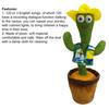 Creative Dancing Plush Toy Cactus Cultivate Interest Funny Singing Dancing Cactus Plush Toys    