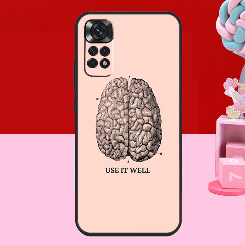 Medical Human Organs Brain Case For Xiaomi Redmi Note 14 13 12 11 10 15 Pro Plus Redmi 15 C 10C 12C 13C 14C Soft Cover