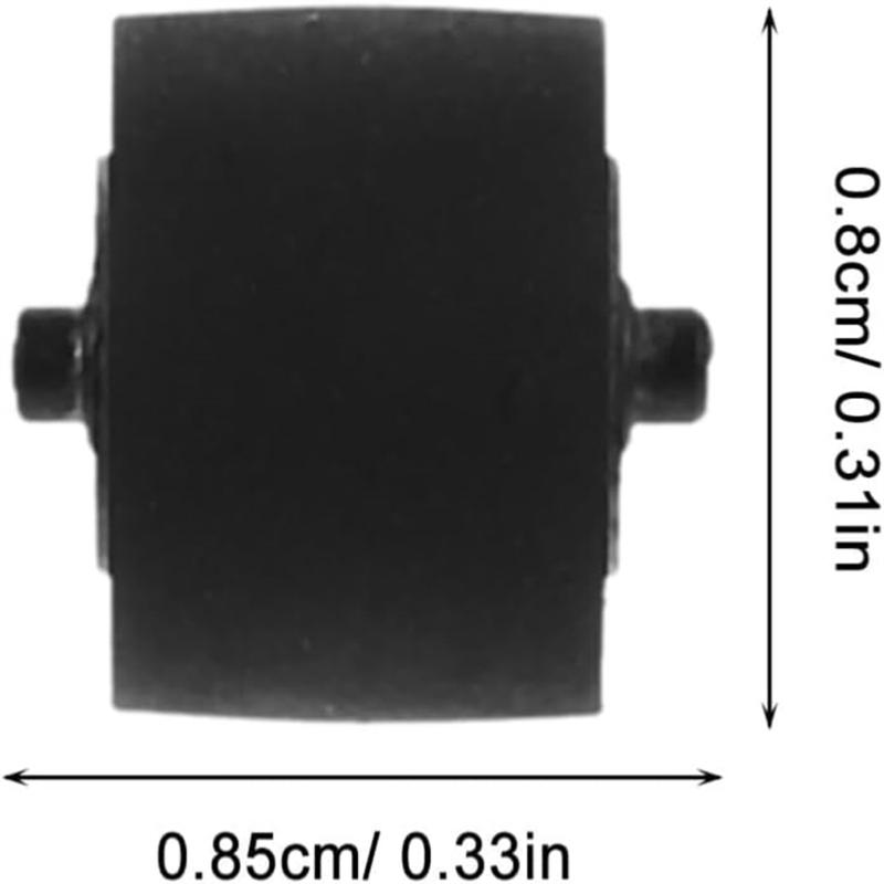 Pack of 12 Rubber Pressure Rollers for Cassettes Recorders 8.5x8mm Easy Installation