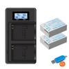 PALO 1400MAh NB-10L NB10L + Caricabatterie LCD con Porta Tipo C e Cavo USB per Canon G1X G15 G16 SX40HS SX50HS SX60HS SX40 SX50