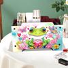 DIY Diamond Painting Colored Pattern Wood Case Partial Drill Rhinestones Decorative Storage Box Wooden for Desktop Diamond Art