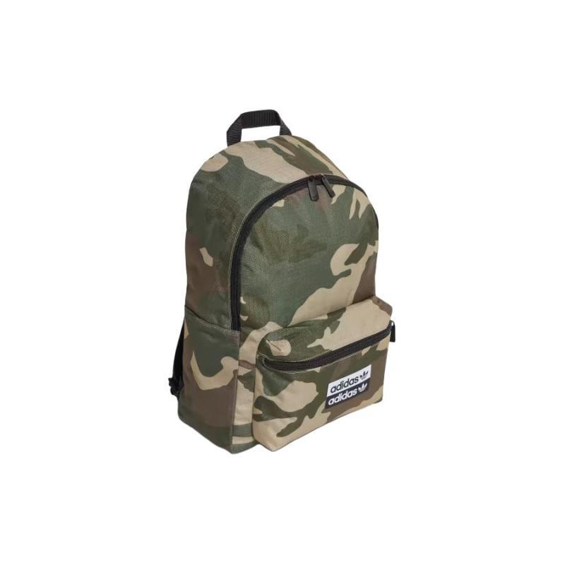 adidas Originals Polyester Backpack Regular Unisex Green Camouflage Adidas ED8653