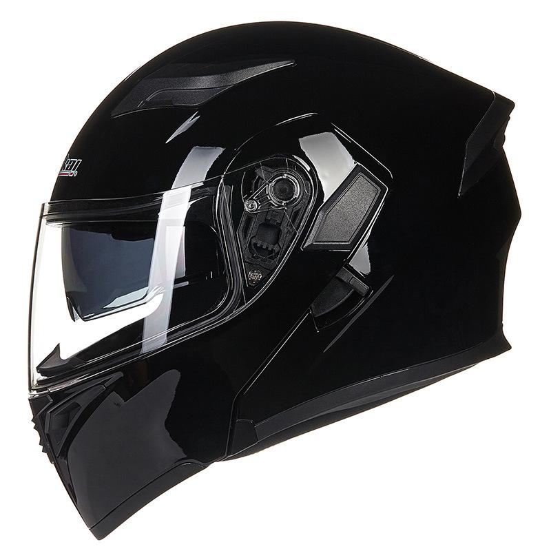 Male Adult Motorcycle Helmet Cool Motorcycle Full Helmet Fully Covered Men's Women's All Season Sports Car Revealing Helmet 2025