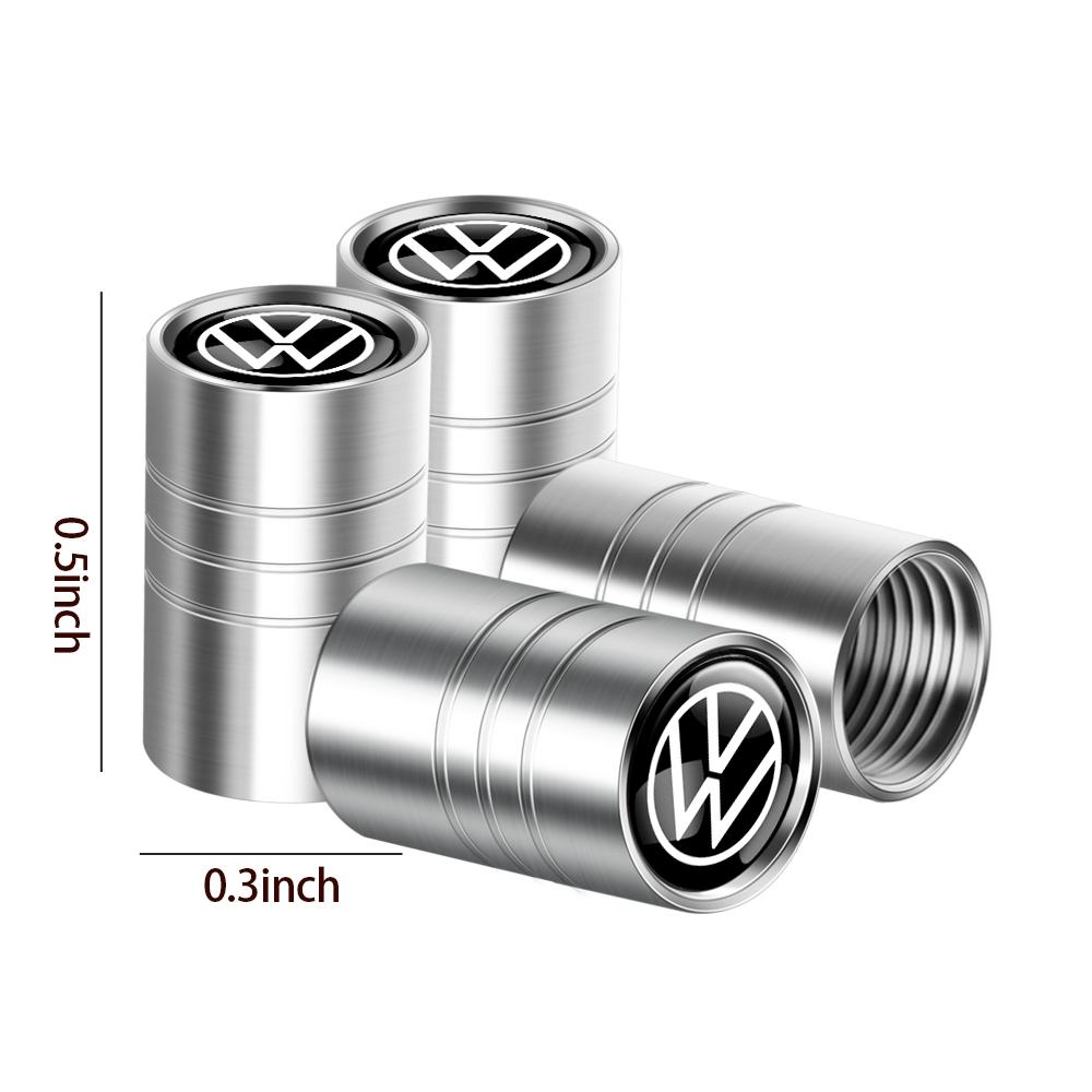 CAT1 4pcs Auto Tyre Accessories Car Tire Valve Caps Air Stem Cover For Volkswagen VW Transporter T5 MTM Passat Caddy Golf Polo Motion
