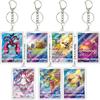 Ptcg Japanese Keychain Pocket Monsters Venusaur Blastoise Charizard Anime Self Made Acrylic Gift Pendant Decoration for Her Toys