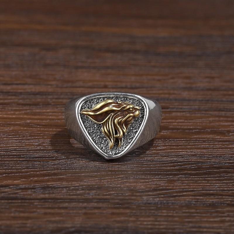 Adjustable Vintage Zodiac Animal Ring Men Women 3D Design Copper Statement Jewelry