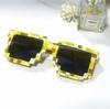 Gafas de Sol Retro Mosaico a Cuadros para Adulto - Gafas de Declaración de Moda Trendy