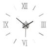 Creative Non-punching, Luminous DIY Wall Clock, Bedroom and Living Room Mirror Clock, Silent Acrylic Decorative Wall Clock