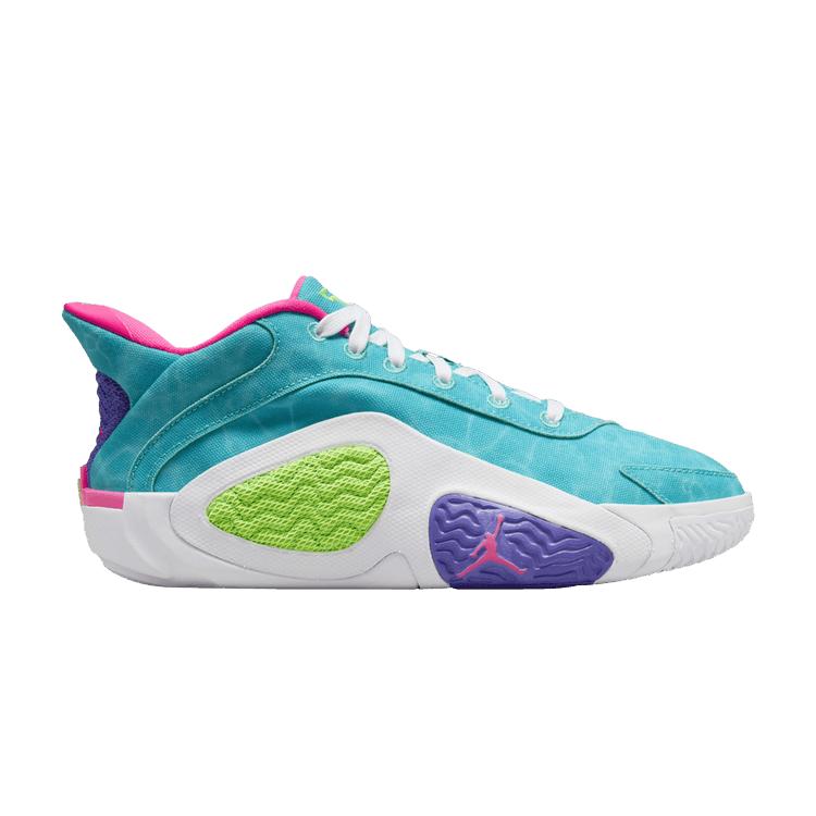 

Кроссовки Air Jordan Jordan Tatum 2 GS Wave Runner для детей, синие, гипер-нефритовые, белые HJ7382-303 38