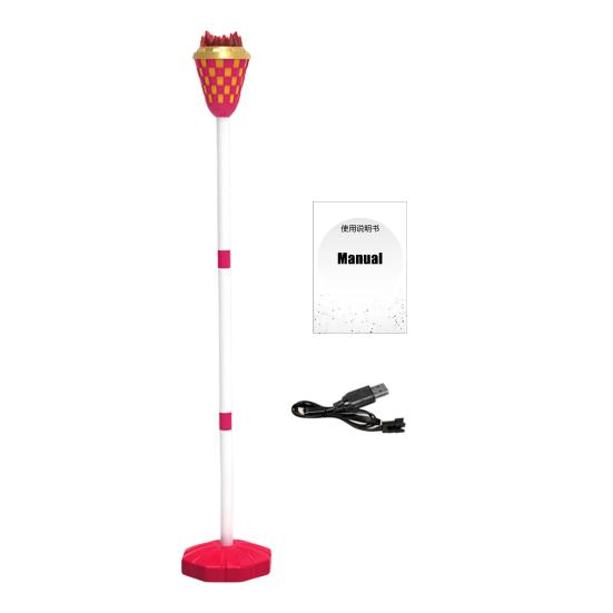 

Bubble Machine with Light And Music Automatic Standing Bubble Maker 46.5 Inch Height Adjustable LED Colorful Lighting Party Toy рожевий червоний колір