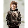 Autumn 3D Dragon Printed Hoodies Fashionable Casual Sports Long Sleeved Children's Boy Hooded Sweatshirts