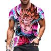 Dragon Ball Z Kid Goku Chibi Printed T-Shirt Summer Casual Short Sleeve Anime Tee Adult and child role-playing T-shirts