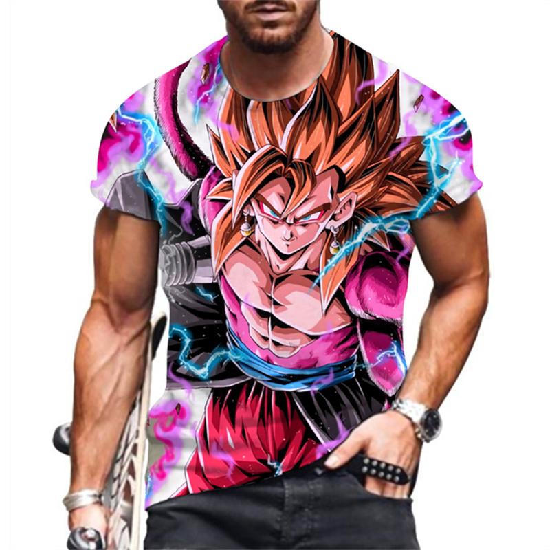 Dragon Ball Z Kid Goku Chibi Printed T-Shirt Summer Casual Short Sleeve Anime Tee Adult and child role-playing T-shirts