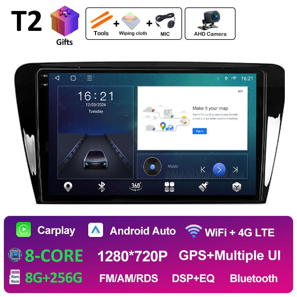 Sistem Inteligent DSP Stereo Pentru Skoda Octavia 3 A7 2013 2014 2015 2016 2017 2018 Player Video Radio Multimedia Auto Ecran QLED IPS