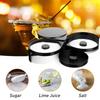 3 Tier Bartender ABS Tool Cocktail Accessory Glass Rimmer Rotating Salt Home Practical Bar Lime Juice Sugar Durable