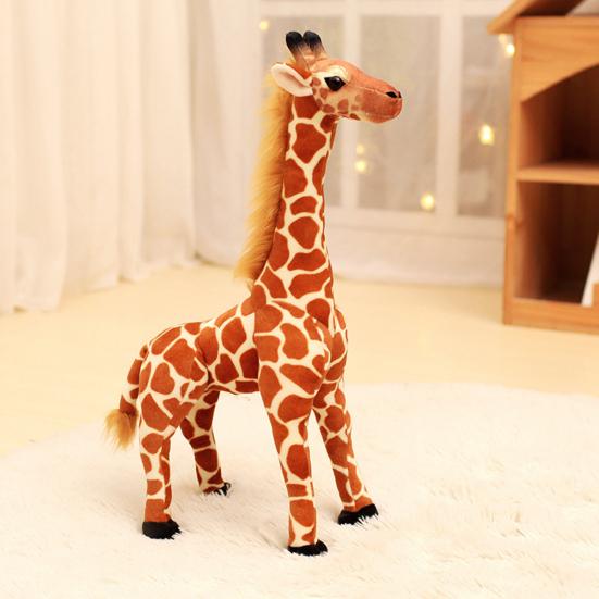 Giraffe Plüsch Stofftier Spielzeug für Kinder Weiches, kinderfreundliches Plüschtier Flauschiges Geschenk für Weihnachten Fotografie Requisite