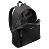 Michael Kors MK Cooper Logo Zip Closure Leather Laptop Backpack Medium Men backpacks Black 37S4LPCB8L-001