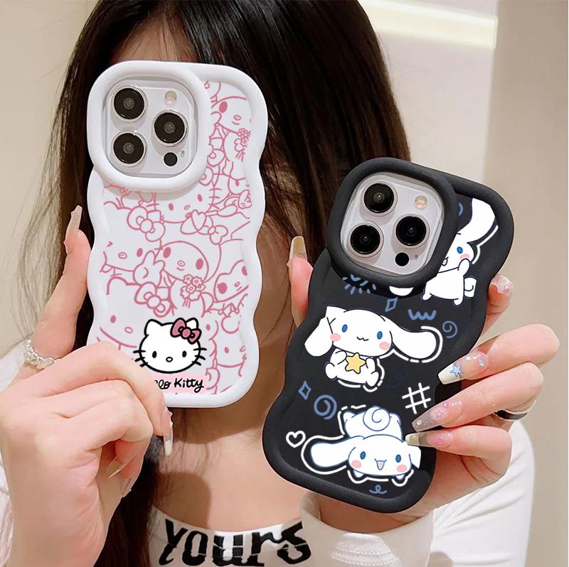 Red Line Hello Kitty Case For Huawei Honor 400 Lite Pro 90 Lite X9A X9B X9D X8A X8C X8B X8 X7A X7B X7D X5C 5G Cinnamoroll Cover