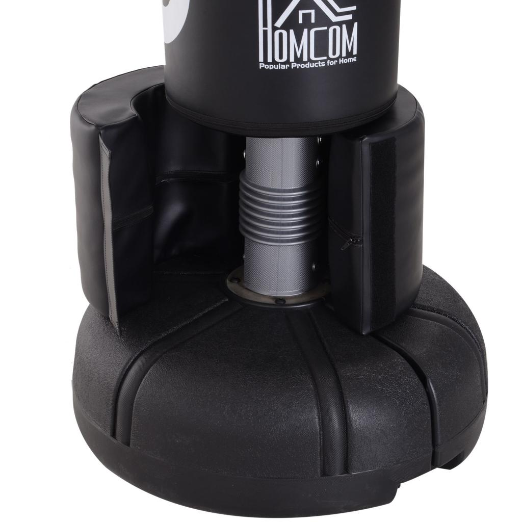 5.8ft Free Standing Boxing Target Punch Bag Heavy Duty Stand Sparring Kick Martial Arts Gym Training Equipment