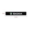 mhwql6 1/2PCS Car Decorative Light LED Front Hood Grille Emblem Badge Decor For Skoda Octavia Fabia RS Kamiq Kodiaq Rapid SCALA Superb