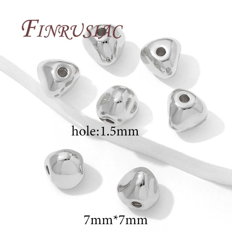 Separators For Beads 18K Gold Plated Brass Spacer Beads,Necklace Accessories,Bracelets Beads,DIY Jewelry Making Supplies