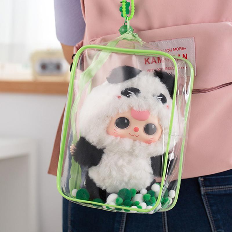 10/20Cm Plush Doll Out Bag Pvc Transparent Cotton Doll Transparent Display Pouch Clear Protector Case For Anime Cartoon Dolls