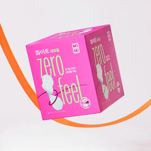 White Zero Feel Sanitary Pads (M/L/XL)