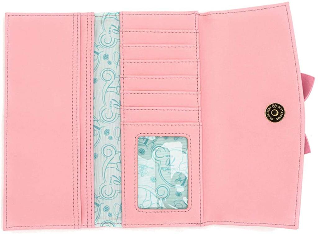 Disney Long Wallet, Mother's Day Gift, Cinderella 70th Anniversary Dress Flap Wallet, Cute and Stylish, Loungefly