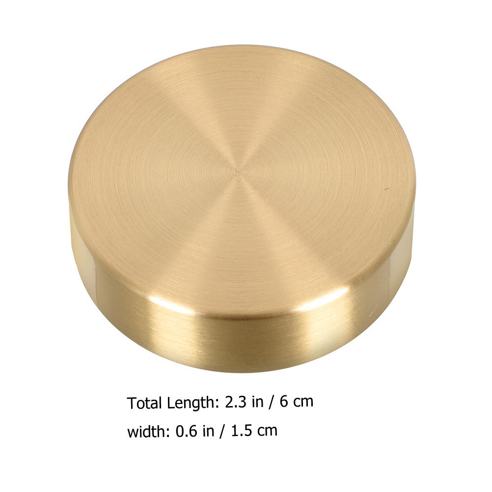 4/5/6cm Chinese Calligraphy Paperweight Round Shape Solid Brass Paper Weight Pressing Prop For Chinese Painting Art Supplies