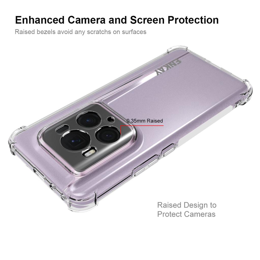 ENKAY HAT PRINCE For Honor Magic6 Ultimate 5G Clear Case Thickened Corners Soft TPU Phone Cover