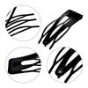 10 Stück Doppelgriff Haarspange Metall Druck Haarspangen Salon Damen Clips Kein Haar Tragbar Biegen Haard W5Q1