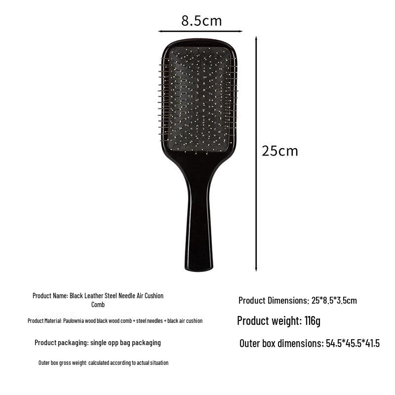 Professional Wooden Air Cushion Scalp Massage and Hairdressing Comb