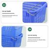 Guraide Heavy-Duty Stackable Plastic Storage Crate