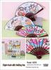 Panda 8-inch Cartoon Folding Fan - Cute Anime Design, Perfect for Students, High-Quality Summer Cool