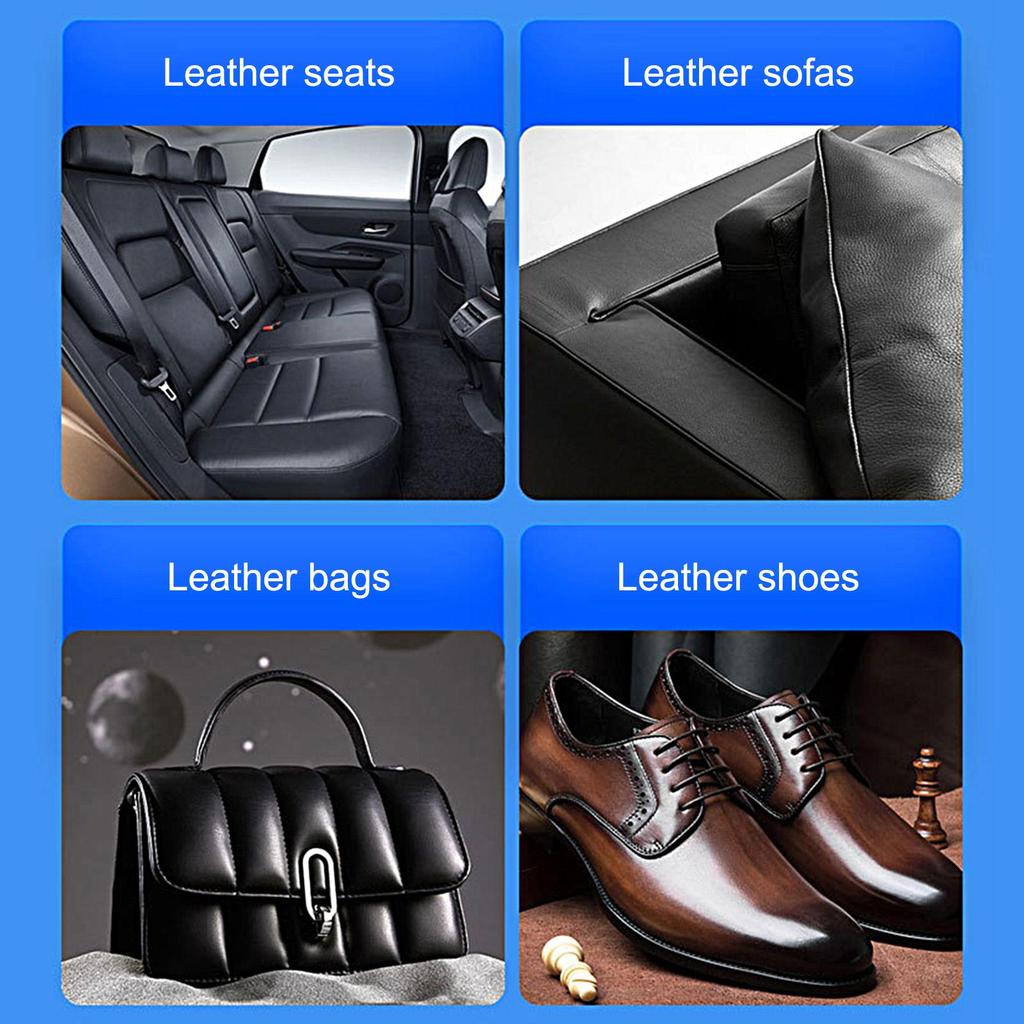 Curățător pentru Scaune din Piele Detaliere Restaurator Interior 500g Cremă Polish Auto Îndepărtare Pete pentru Ornamente Vehicul Camion Sedan Scuter SUV
