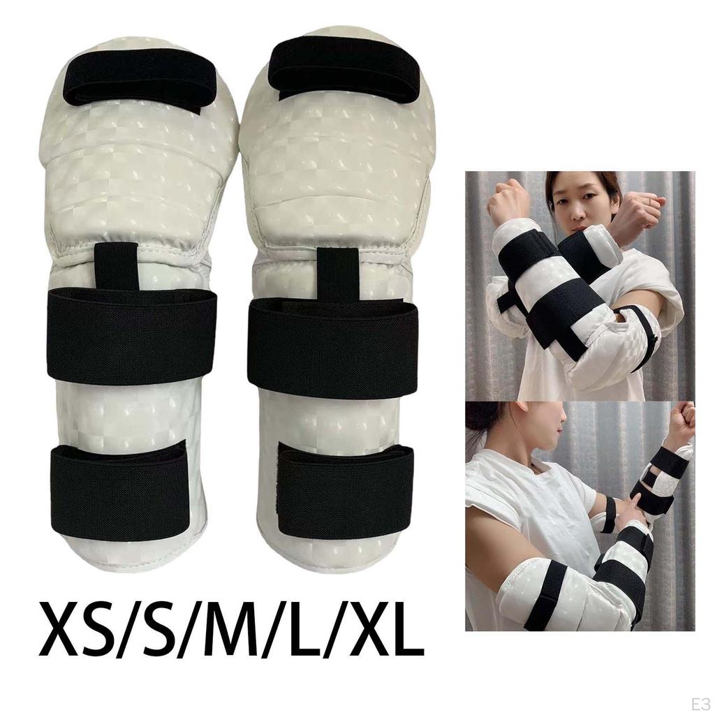 Adult Taekwondo Arm Protection Gear - Elbow Guards for Training and Competition