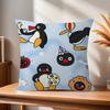 Pingu Cartoon Cute Pillow Gift Home Office Decoration Bedroom Sofa Car Cushion Cover case x