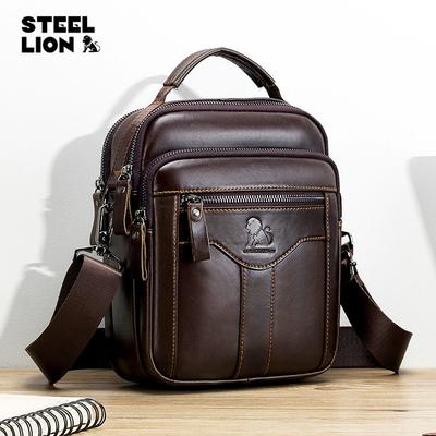 Erkek çantası hakiki deri çantalar erkek deri omuz çantaları erkek postacı çantası küçük Crossbody çanta adam için moda