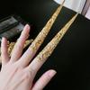 Style Ancient Queen Finger Tip Protection Knuckle Rings Nail Rings Set Belly Dance Accessories