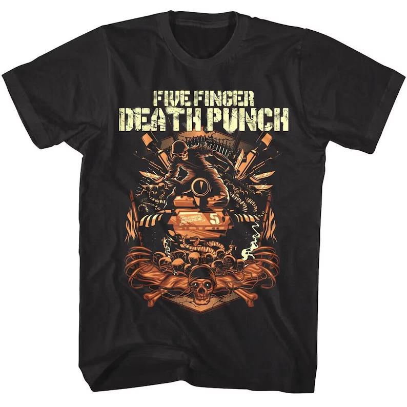 Five Finger Death Punch Shirt Skulls and Knives Tank Tees 3XL