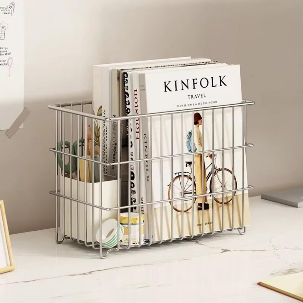 Stainless Steel Kitchen Drain Basket Square Space-saving Wire Snack Organizer Household Large Capacity Multi-Functional Rack